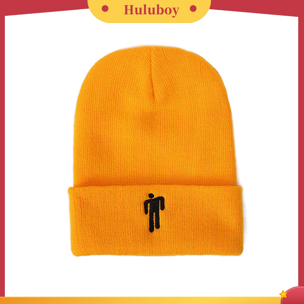 Mũ Len Beanie Mềm Mại Thêu Họa Tiết Thời Trang Thu Đông Cho Nam Nữ