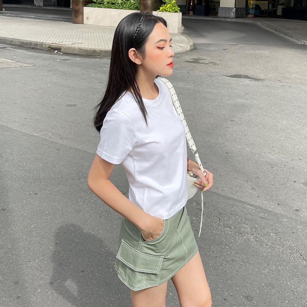 Chân Váy Kaki Túi Hộp PRADIES Cargo Mini Skirt