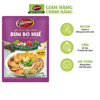 Xốt gia vị hoàn chỉnh barona 80gr không cần nêm thêm gia vị