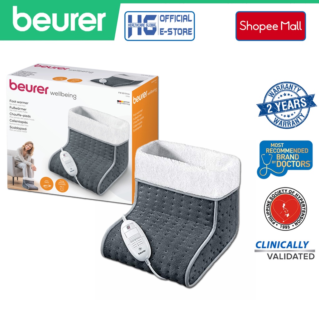 Ủng Sưởi Ấm Chân Sạc Điện Beurer FW20 | Chất Liệu Mềm Mịn Và Ấm Áp , Chăm Sóc Đôi Chân Trong Mùa Đông Giá Lạnh