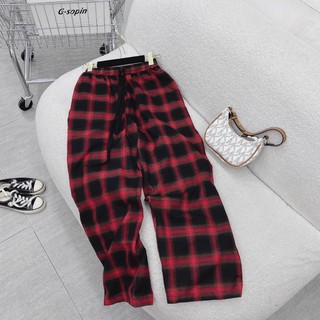SET PULL ĐEN LAI BÀU KÈM QUẦN CARO ĐỎ