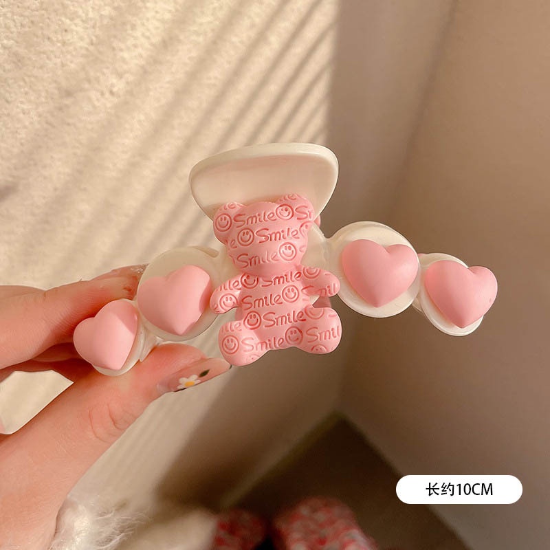 Kẹp Tóc Màu Kẹo Ngọt Họa Tiết Hoạt Hình Phong Cách Nhật Bản Cho Nữ