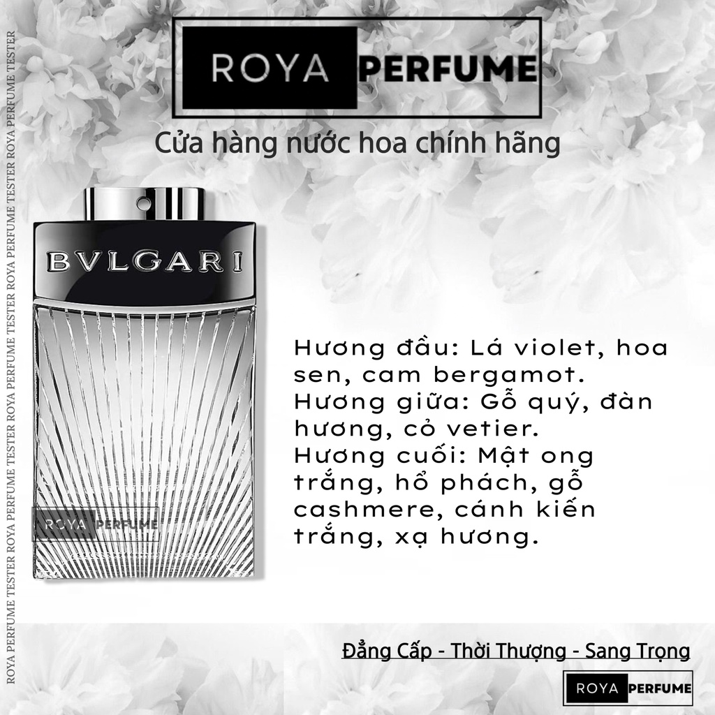 -𝑹𝑶𝑱𝑨- Nước Hoa Bvlgari Man The Silver Limited Edition -𝑹𝑶𝑱𝑨-