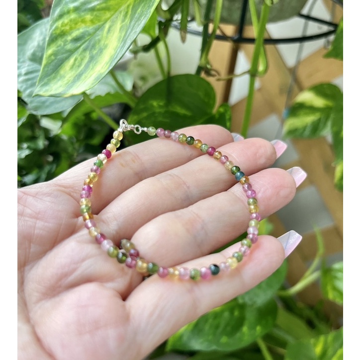 Vòng tay Tour đa sắc size bé 3.5 li siêu xinh