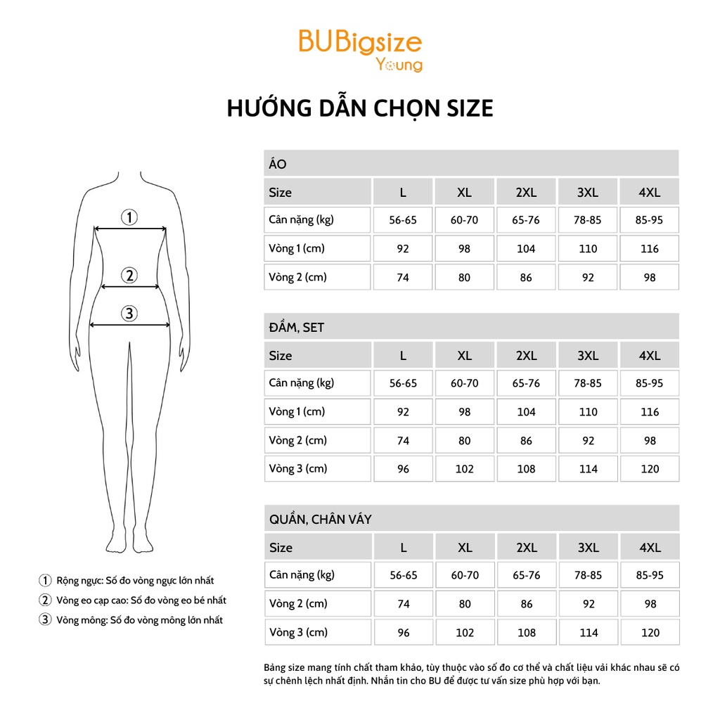 Đầm cổ vuông phối bản vai trắng nơ BIGSIZE (55kg đến 95kg) - 22T3YD85 - [BU Bigsize Young]