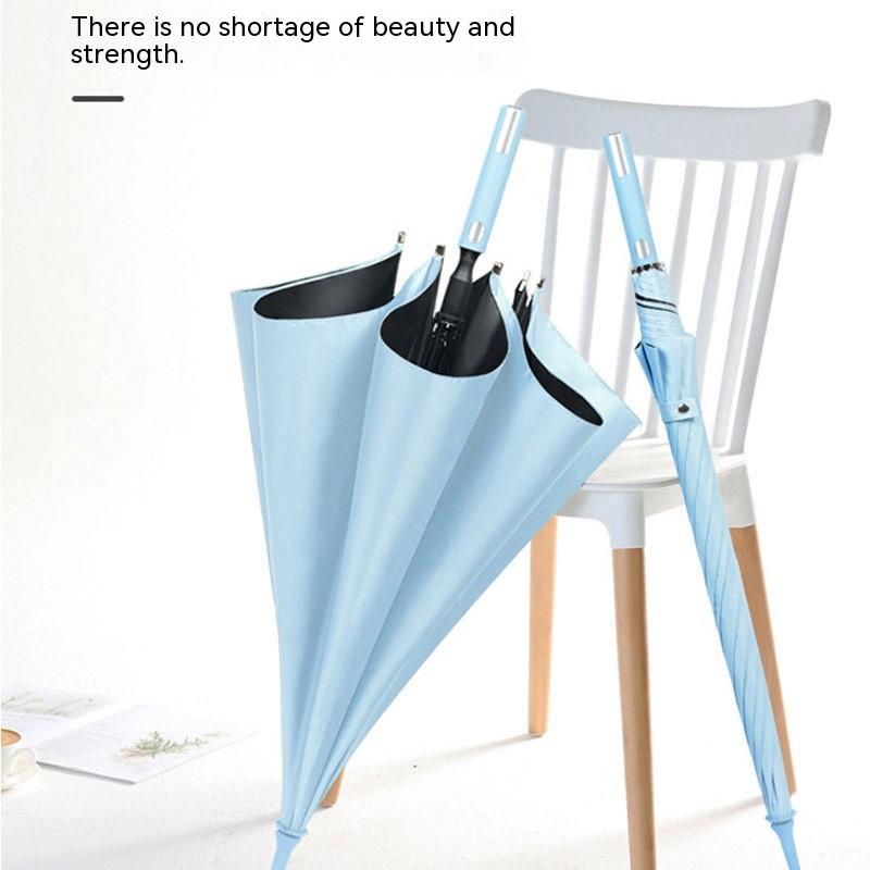 Mới Dù Che Nắng Bằng vinyl Tay Cầm Dài Cỡ Lớn Đơn Giản Cho Nam Nữ