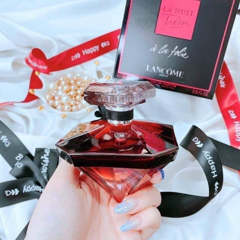 Nước hoa nữ 𝐋𝐚𝐧𝐜𝐨𝐦𝐞 𝐋𝐚 𝐍𝐮𝐢𝐭 𝐓𝐫𝐞̀𝐬𝐨𝐫 𝐀̀ 𝐋𝐚 𝐅𝐨𝐥𝐢𝐞 𝐄𝐃𝐏 75ml FULL SEAL_chuẩn authentic