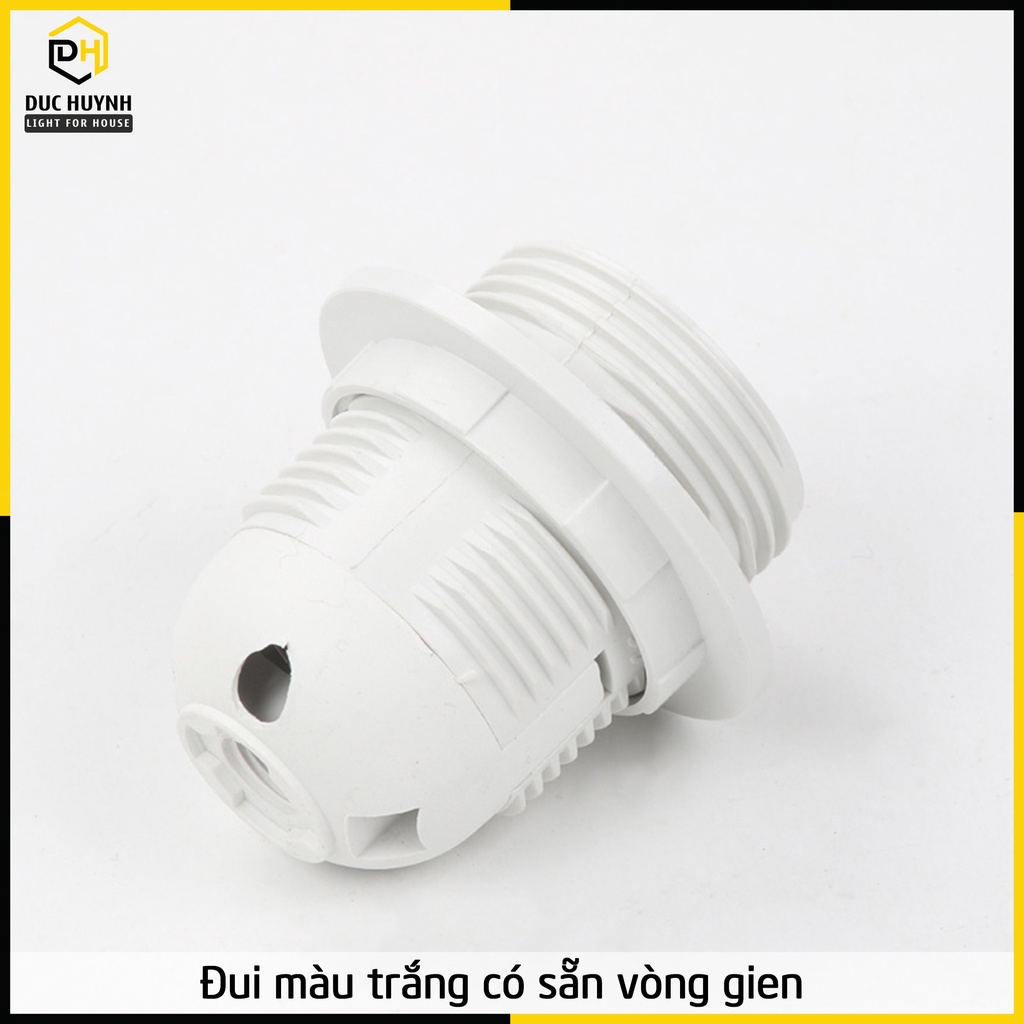 Đui đèn ngủ E27 có sẵn vòng gien giữ chao đèn tiện lợi DN032