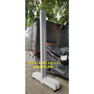Chân trụ kệ siêu thị đôi chữ t - cao 1.2m, 1.5m và 1,8m