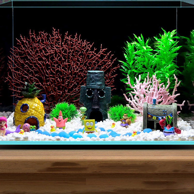 Mô Hình Nhân Vật Krusty Krab Chum Trong Phim Hoạt Hình Anime Bằng Bọt Biển