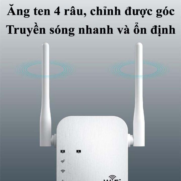 Bộ Kích Sóng Wifi 4 Râu Tốc Độ Cao 300Mbps Kiêm Router Kích Wifi Siêu Mạnh, Bộ Khuếch Đại Sóng Wifi Kết Nối Xa, Ổn Định | BigBuy360 - bigbuy360.vn