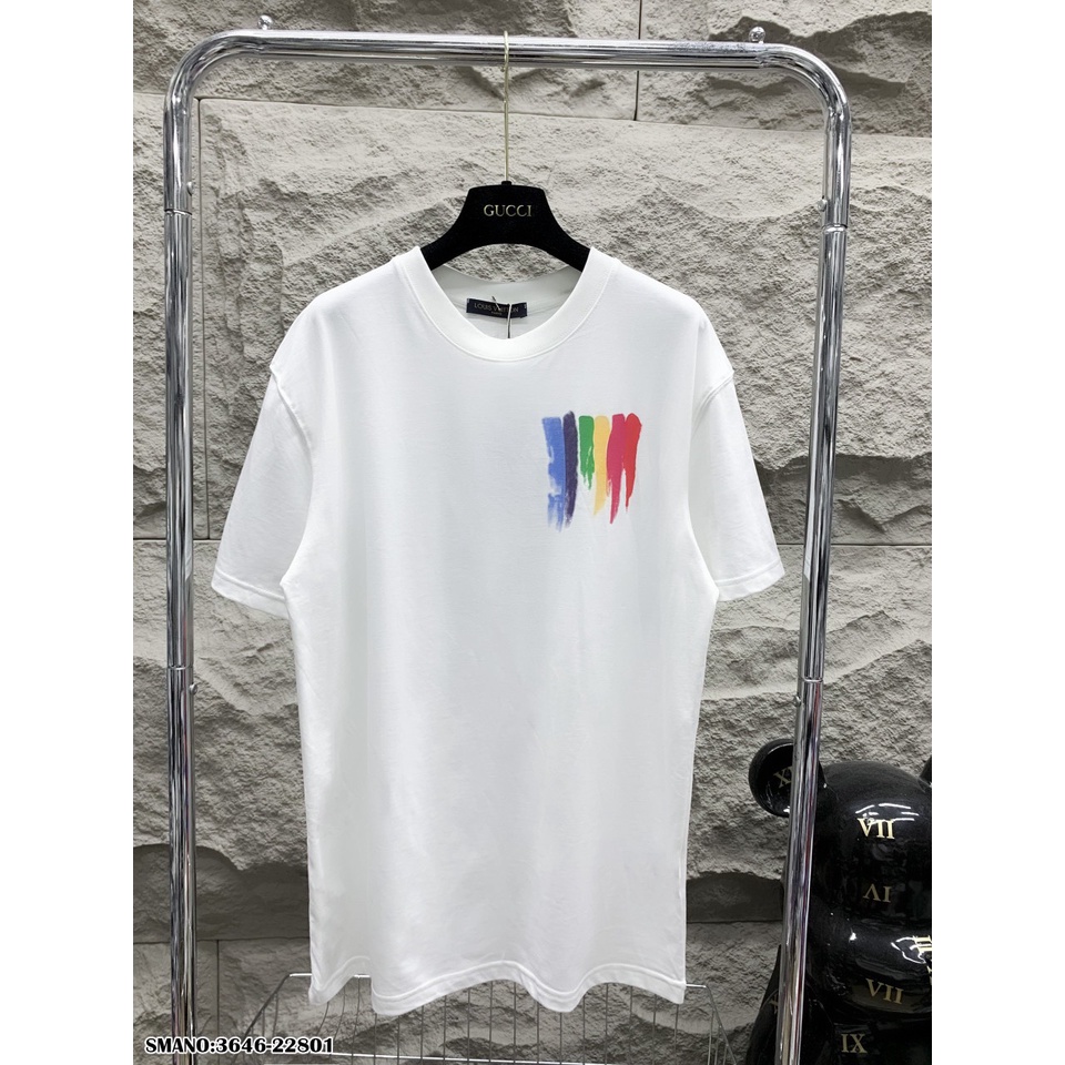 Áo Thun Nam LV Phối Màu Vải Mềm Mịn - Áo Phông Nam In Hình Cực Đẹp