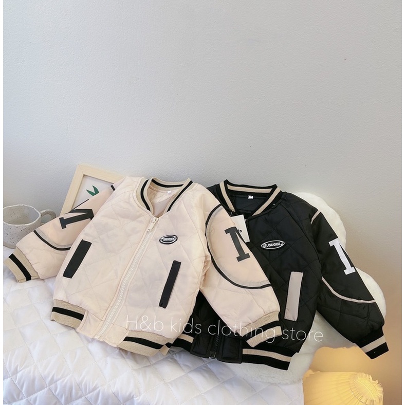 MEME Áo khoác trần bông