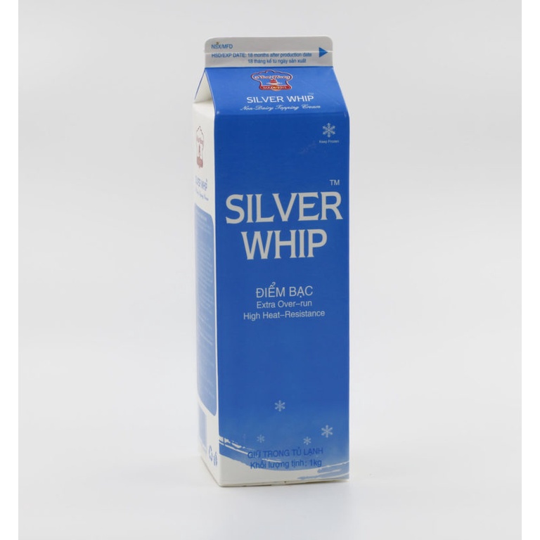 Kem Silver Whip Nhất Hương 1kg - Kem Topping Trang Trí Bánh