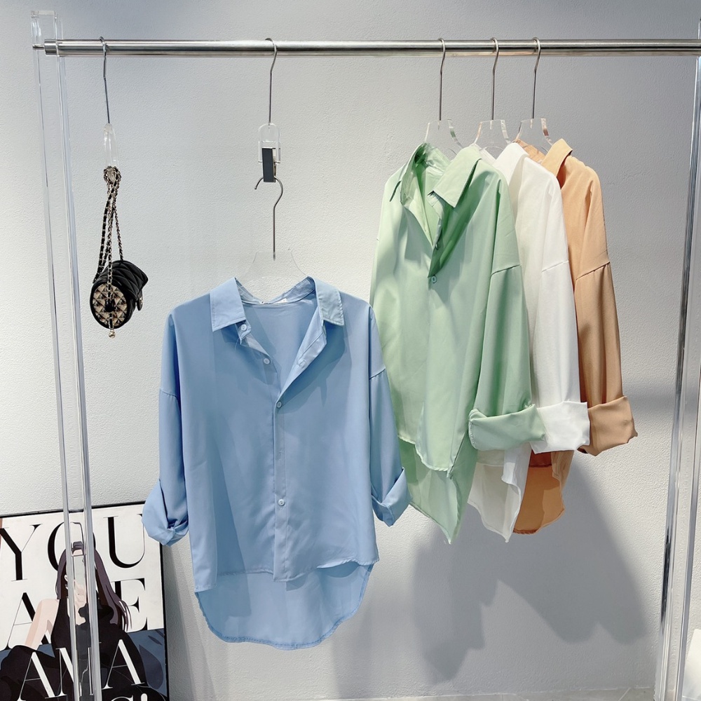 Áo sơ mi kiểu nữ áo sơ mi nữ áo sơ mi trắng áo sơ mi tay dài áo sơ mi công sở áo sơ mi rộng nữ màu áo sơ mi voan nữ