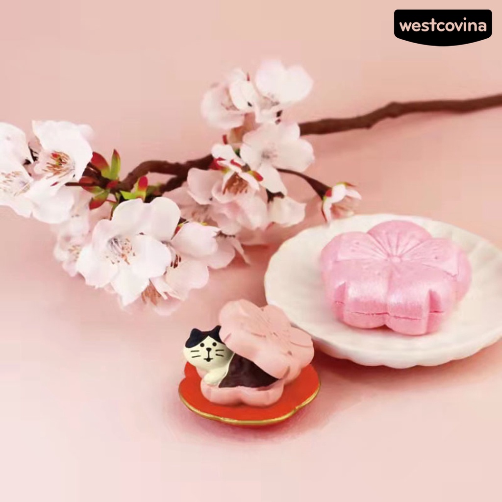 [WEST]⚘Mô Hình Chú Mèo Bằng Nhựa Resin Phong Cách Nhật Bản Đáng Yêu Trang Trí Nhà Cửa DIY