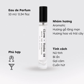 Nước Hoa Nam Nữ Morra Clove Tonka  Dung Tích 10ml Chính Hãng Hương Thơm Sang Trọng,Gợi Cảm Nguyên Liệu Nhập Từ Pháp 100%