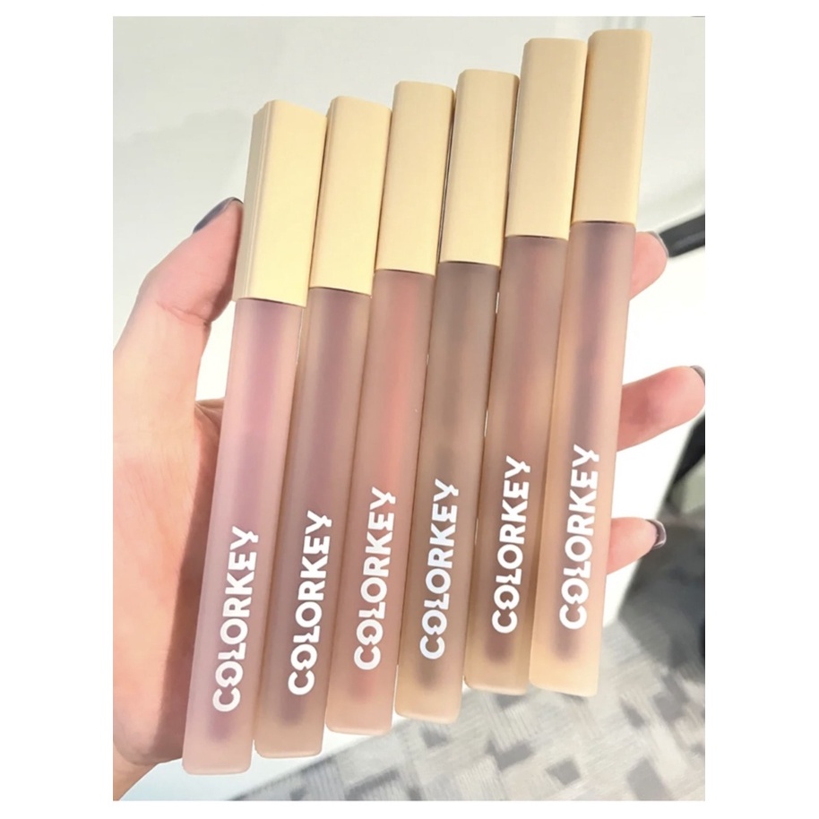 Son kem lì Colorkey Watery Matte dạng lỏng không dính lâu thôi không thấm nước 1,8g