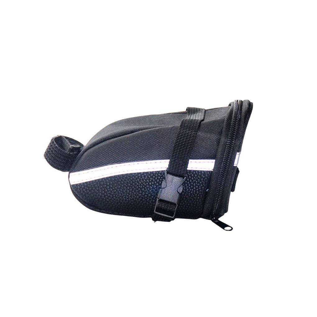 Túi Đựng Đồ Gắn Yên Sau Xe Đạp Họa Tiết Kẻ Sọc Phản Quang Chịu Được Sức Nặng Tiện Dụng