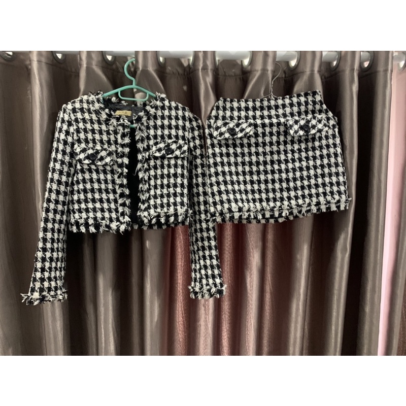 thanh lí set dạ tweet size S (only)