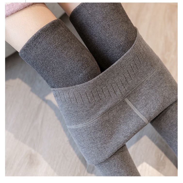 1 quần tất đi lạnh cotton gân lót lông dày 350 g