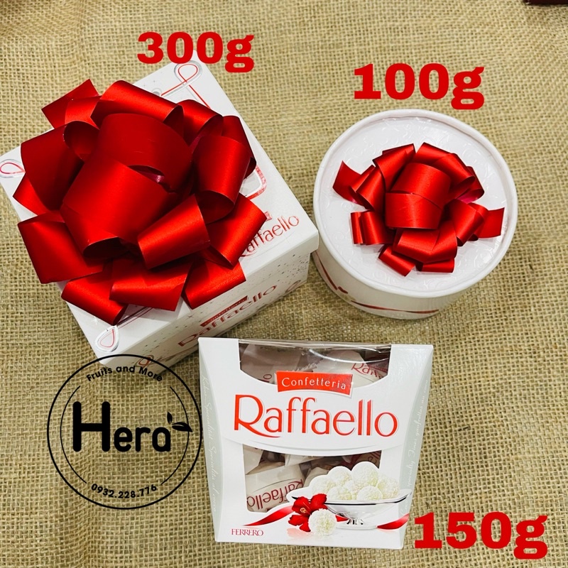 Kẹo socola phủ dừa Raffaello 150gr - 230gr - hộp nơ 100g 300g