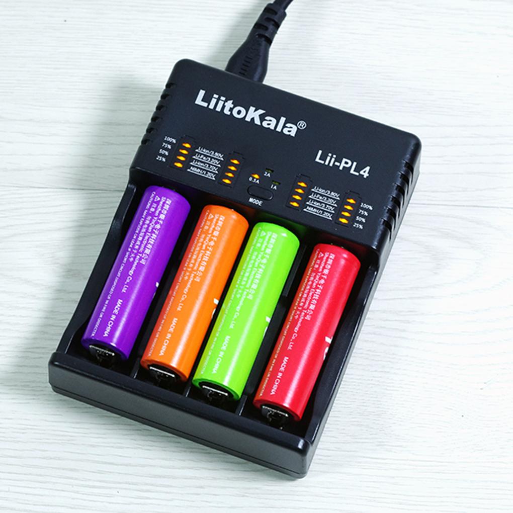 Bộ Sạc Pin LiitoKala Lii-PL4 4 Ngăn 2020