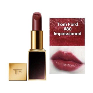 Son Tom Ford màu 80 Impassioned đỏ nâu 2g Fullbox