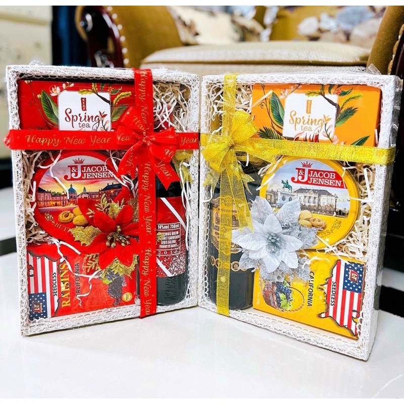 Hộp Qùa tết 2024 cho công ty - Hộp quà 4 Món cao cấp - Cung cấp số lượng lớn