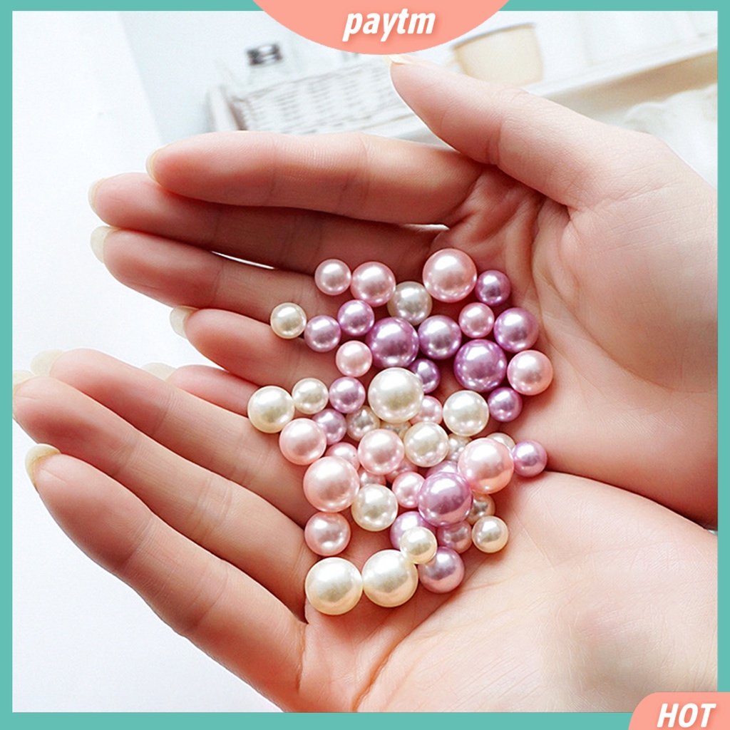 [PTM] Hộp 250 Viên Ngọc Trai Giả Tròn Nhiều Màu Sắc Dùng Trang Trí