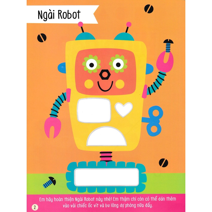 Sách - Hình Dán Thông Minh - Thế Giới Động Vật Vui Nhộn 2 - DTI