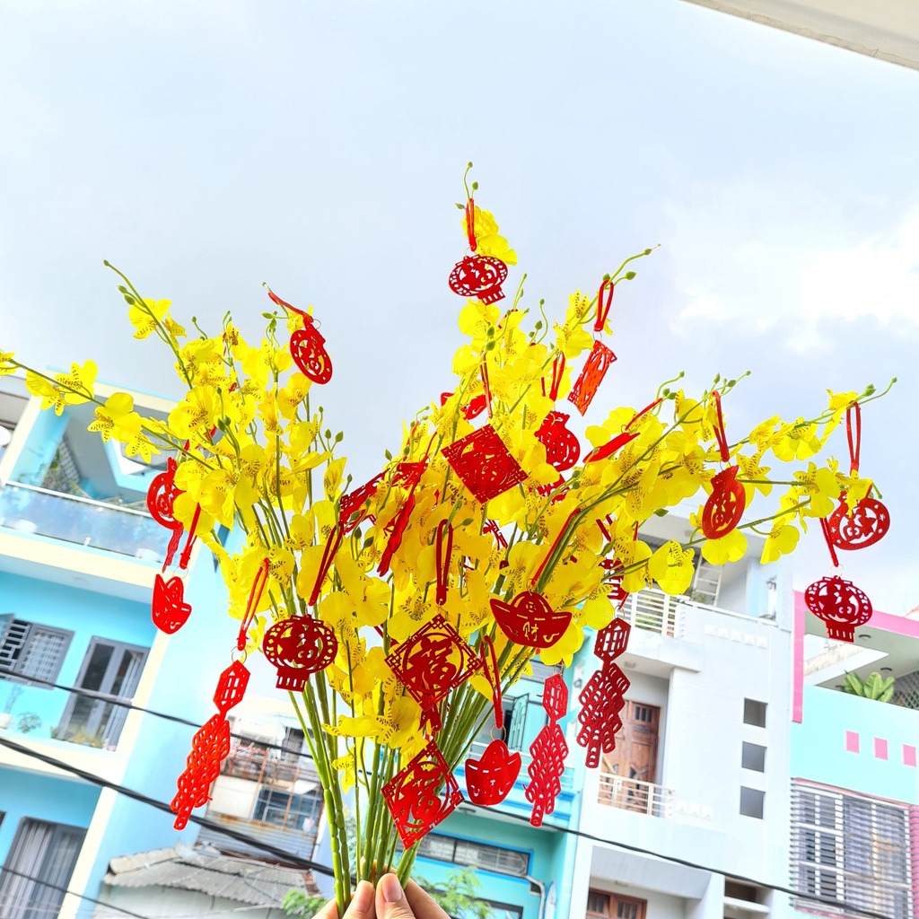 COMBO 8 Phụ Kiện Treo Trang Trí Tết Treo Cây Cảnh Nhỏ Liễng