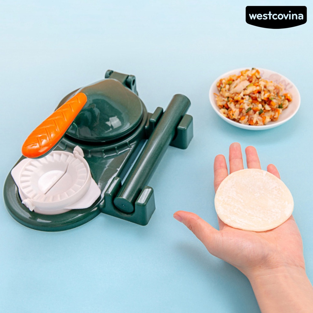 [WEST]⚘Dụng Cụ Làm Há Cảo Bằng Nhựa Không BPA Chống Văng Tiết Kiệm Sức Lực Thiết Kế Lõm