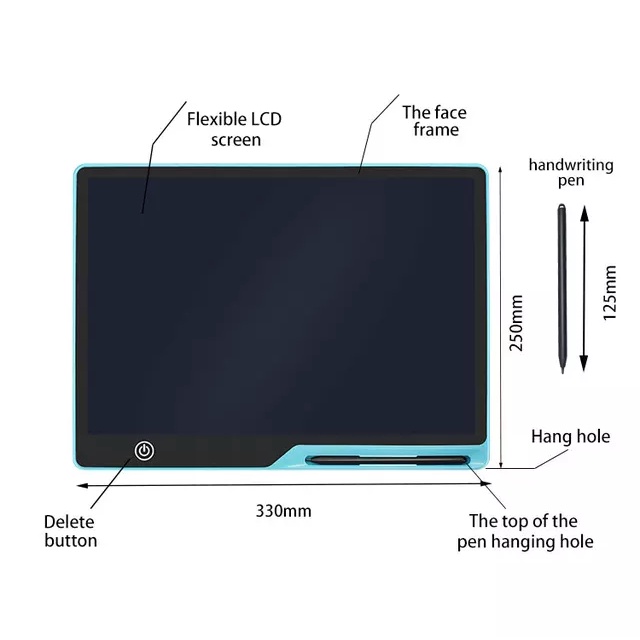 Bảng Vẽ Tự Xóa 3D TDHOMEKIDS Thông Minh Cho Bé Màn Hình LCD 16 inch Đồ Họa Đẹp💎𝑭𝑹𝑬𝑬𝑺𝑯𝑰𝑷💎