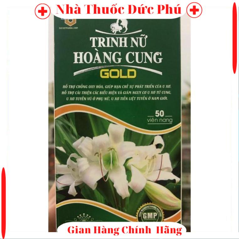 Trinh nữ hoàng cung gold (50 viên) hỗ trợ chống oxy hoá, giảm nguy cơ u xơ tử cung, tiền liệt tuyến b .