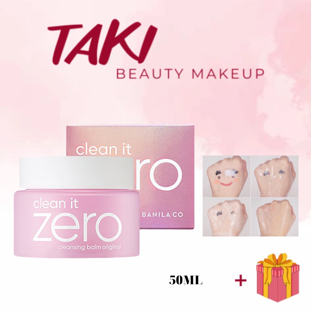 Sáp Tẩy Trang Banila Clean It Zero Cleansing Balm Original 50ml Hồng - Xanh Dương - Vàng