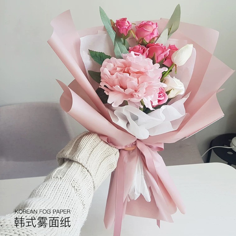 Giấy gói hoa bóng mờ 1 mặt