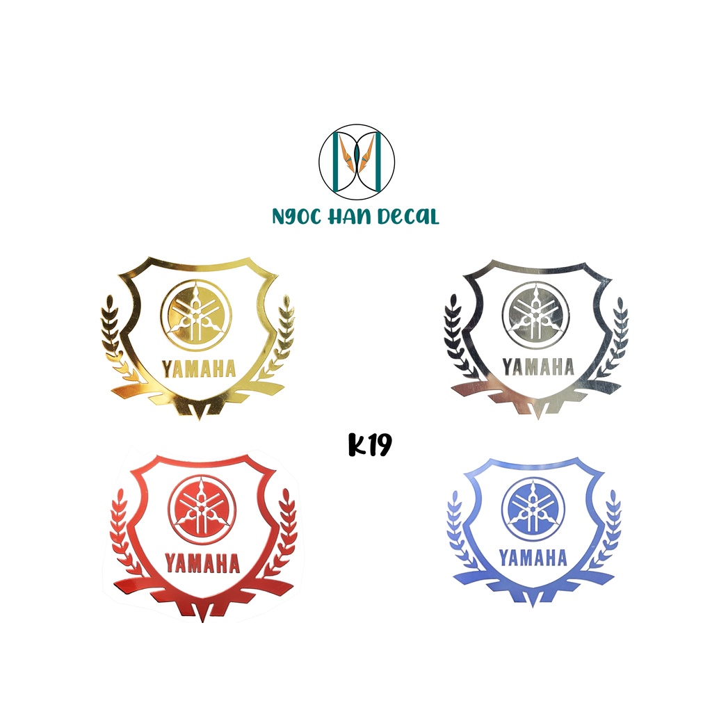 Tem Nổi Logo Yamaha Siêu Đẹp