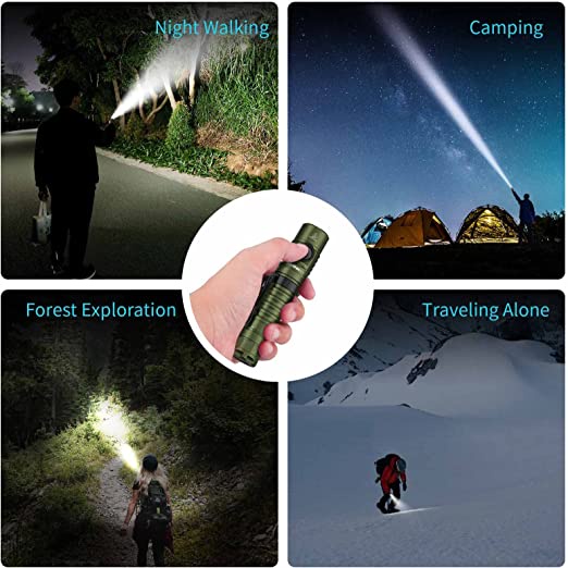 Đèn Pin Wukkos FC11 USB-C 18650 1300lm LH351D 90 CRI Có Thể Sạc Lại Kèm Đuôi Nam Châm