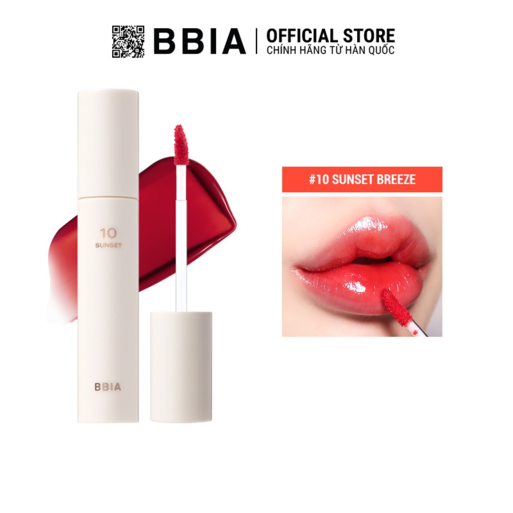 Son tint bóng Bbia Glow Lip Tint - Version 2( 5 màu) 3.2g Bbia Official Store