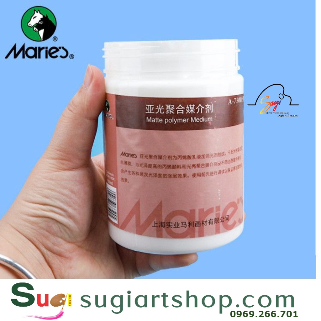Phủ Tạo Bóng,Mờ, Chống Thấm Bảo Vệ Tranh Maries 500ml