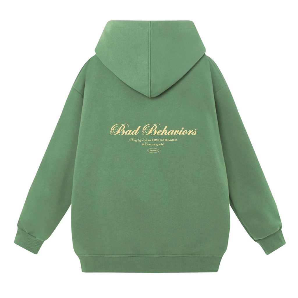 Áo khoác nỉ hoodie SAM CLO nam nữ có mũ tay dài thu đông freesize dáng Unisex CHUI BAD BEHAVIORS