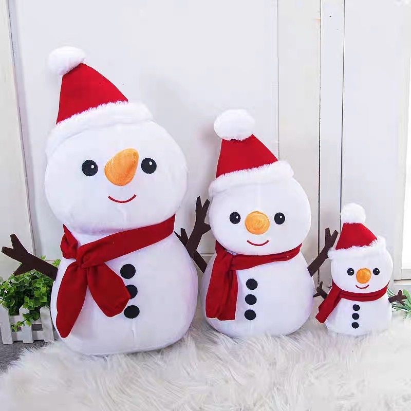 Gấu bông người tuyết snowman, gấu bông Noel cho bé