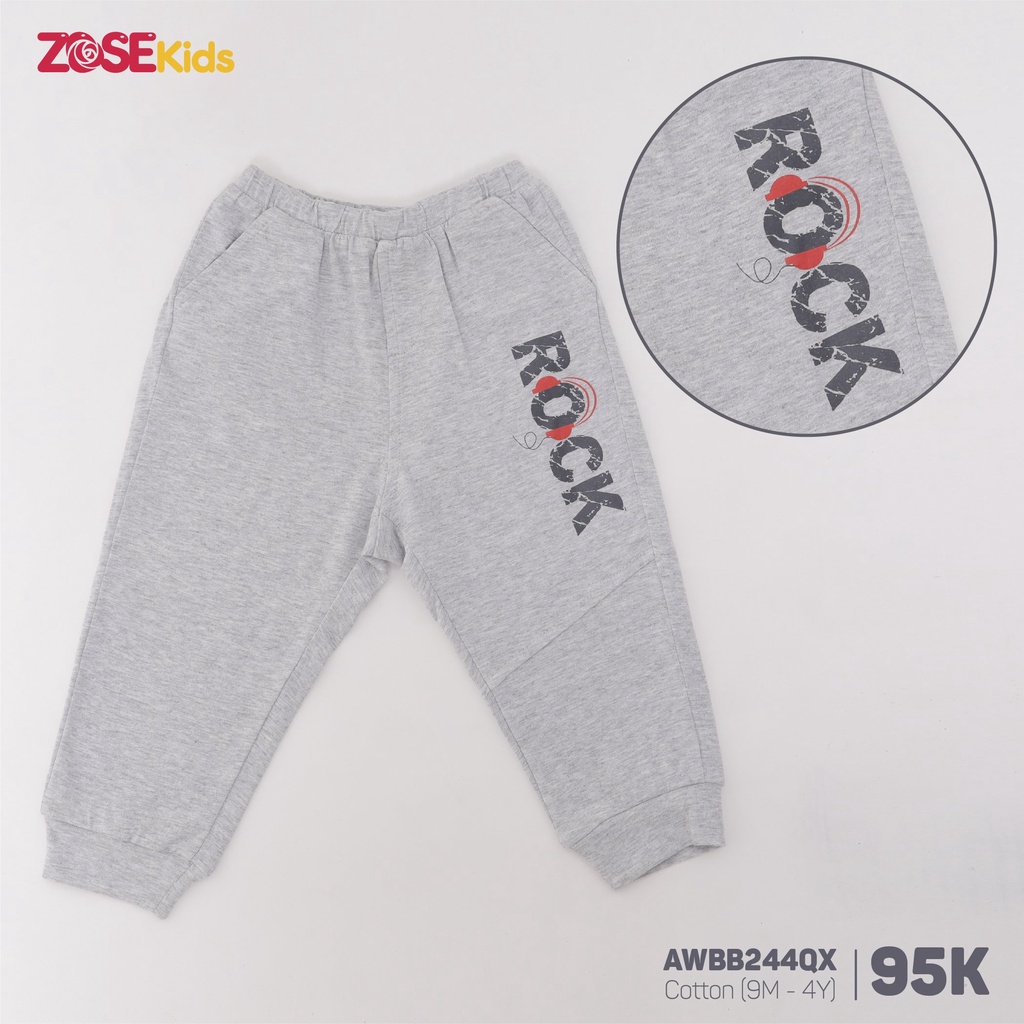 Zose Kids - Quần jogger in hình bé trai 244Q Size 9M - 4Y