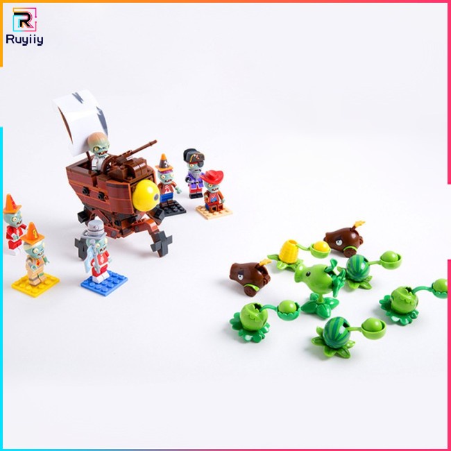 Bộ Đồ Chơi Xếp Hình Plants vs Zombies Bằng ABS PVZ Giáo Dục Sớm RU3
