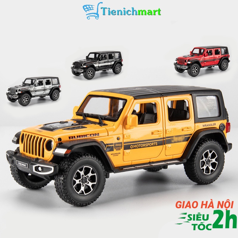 Xe mô hình Jeep Wrangler Rubicon 4 cửa tỉ lệ 1:22 bằng hợp kim, có đèn âm  thanh hãng Double Horses | Shopee Việt Nam