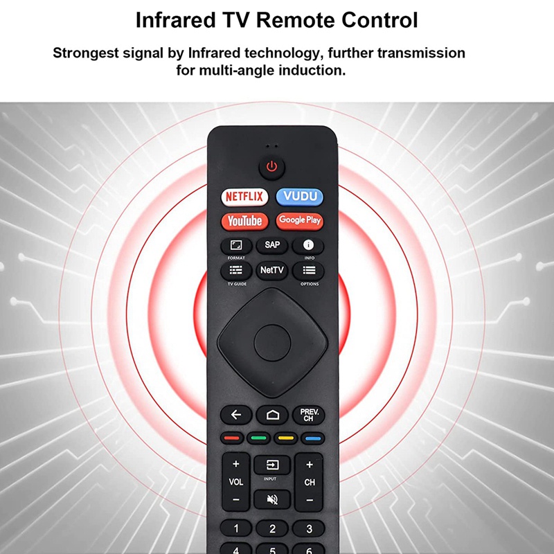 Điều Khiển Từ Xa RF402A-V14 IR Cho Philips Smart LED TV 4K Ultra LED TV 50PFL5704 / F7