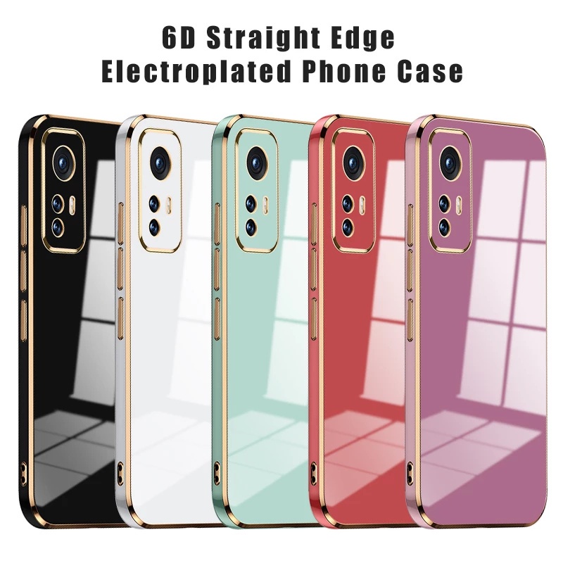 Ốp lưng Điện Thoại Viền Vuông Mạ Sang Trọng Cho Realme C55 C35 C30 C30s C33 Narzo 50i 50A Prime 5G 4G 2023