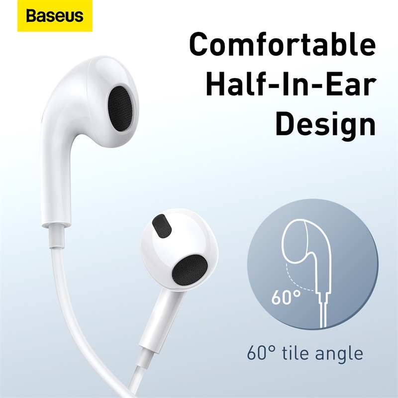 Tai Nghe Baseus Encok H17 3.5mm lateral in-ear Wired Earphone