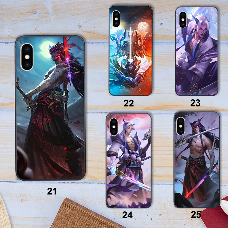 Ốp Iphone X / XS Max / XR in hình tướng yone liên minh huyền thoại